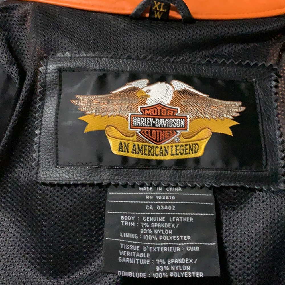 Authentic Harley Davidson Motorcycle Jacket XL